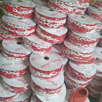 Chaîne à maillons en plastique de sécurité de trafic d'avertissement de chaussée de 6mm/8mm