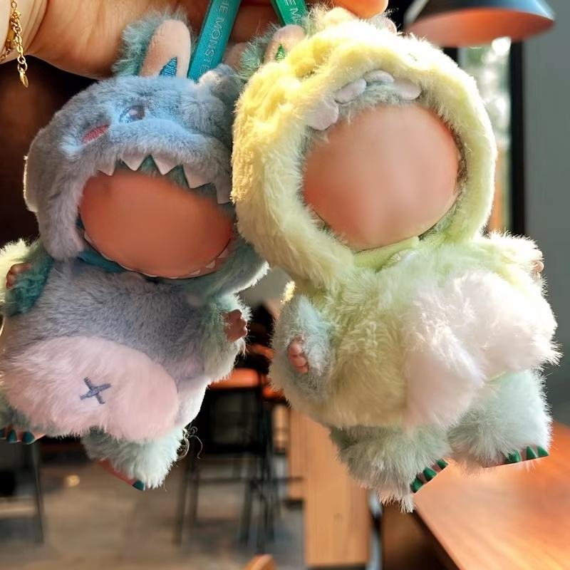 Mono de dinosaurio verde grande (excluyendo muñecas)