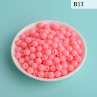Perles d'espacement rondes en plastique ABS blanc pur, style mariée moderne, pour la fabrication de bijoux DIY et fournitures pour stylos à perles, lot