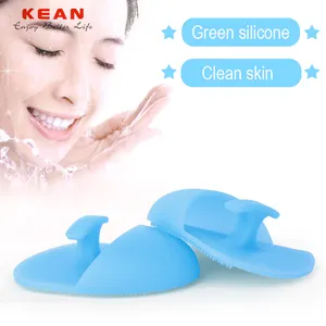 Kean Bpa ücretsiz yumuşak silikon yüz temizleyici Scrubber yüz temizleme fırçası