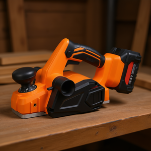 Raboteuse à bois électrique sans fil 18V à batterie lithium, moteur sans balais 4.0 Ah, largeur de coupe 3-1/4 pouces, angle réglable - Product Image 2