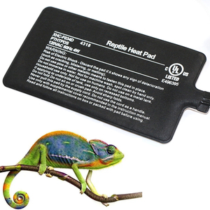 Alfombrilla Térmica para Terrario de Reptiles Pequeños, 6x8 Pulgadas, 100-240V, Ecológica, 8W, Película Calefactora PTC de Infrarrojo Lejano para Peces y Lagartos, 1-5 Galones - Product Image 4