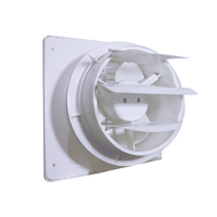 Ventilateur d'extraction d'air de toit axial électrique en plastique avec moteur en cuivre AC, étanche, pour toilettes, fabrication OEM ODM, garantie 3 ans