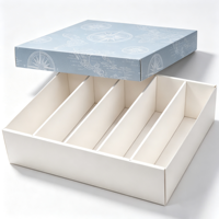 Boîte de rangement en carton ondulé à compartiments multiples avec couvercle, organisateur de cartes à collectionner, écologique, portable, pour cartes de jeu TCG
