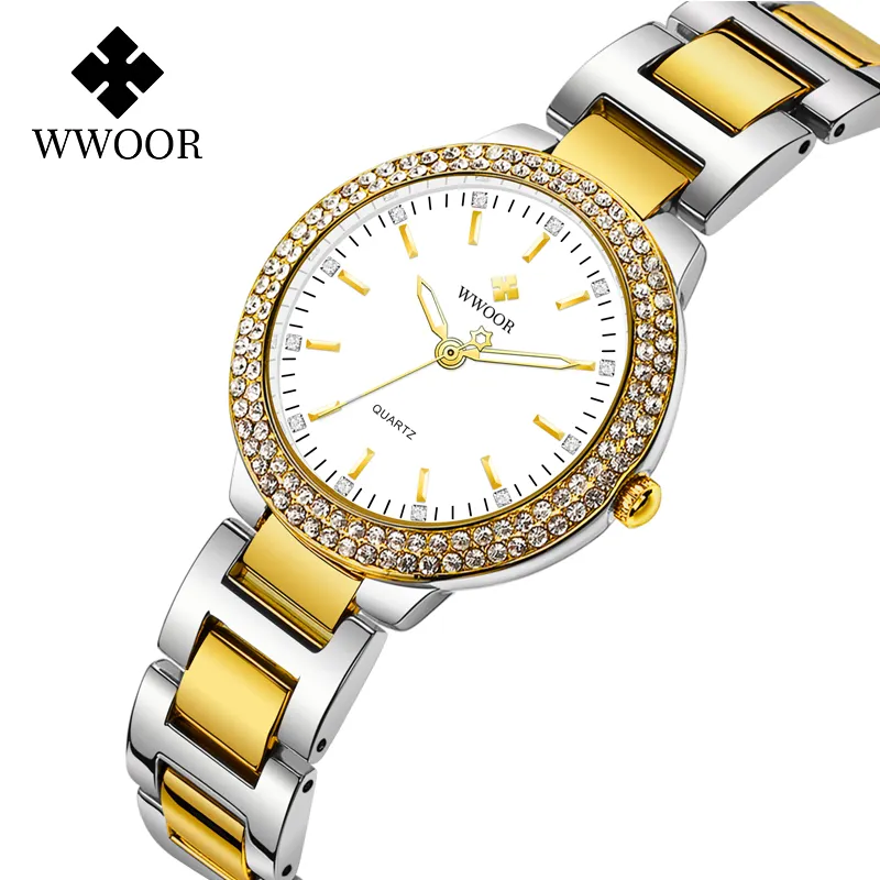 Women's Silver Watches with Diamonds