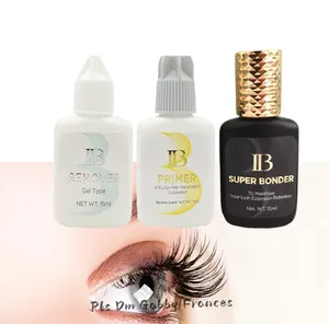 IB Primer Premium Gel Remover Eyelash Extension Glue Clear 15ml Ibeauty Super Bonder False Lash Adhesive Makeup Lash Tools