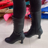Bottes de danse personnalisées Robyn Hurder pour femmes, de haute qualité, talon de 3 pouces, semelle en cuir souple, nouveau design, toutes tailles en stock