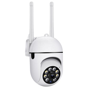 Câmera de segurança externa a7 de 2 vias, para uso externo, com 1080p, hd e visão noturna, áudio 360, rastreamento de movimento e lâmpada para casa - Product Image 1