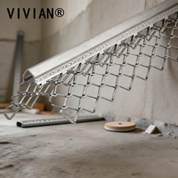 Profilé d'angle métallique résistant aux fissures pour la protection des coins des murs en plâtre et cloisons sèches, rénovation