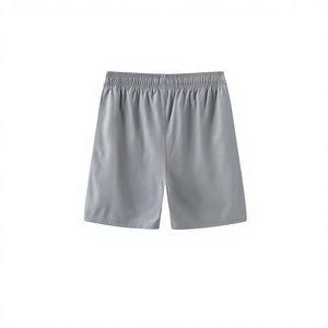 Pantalones Cortos Deportivos 2 en 1 con Forro Interior Negro de Secado Rápido, Cintura con Cordón Ajustable, Casuales, Personalizados, de Longitud Regular, Color Sólido, para Hombre - Product Image 6