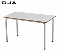 Bureau d'étudiant moderne en forme de glissière pour l'école, la salle de classe, la bibliothèque, le bureau à domicile, table empilable en MDF, garantie de 15 ans, hauteur réglable