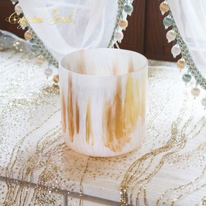 Cuenco <span class=keywords><strong>de</strong></span> Cristal para Sanación con Sonido, Diseño Exclusivo Crystal Soul, Nuevo y Pintado a Mano con Alquimia Reiki - Product Image 2