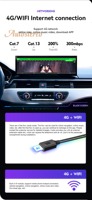 14.9 pouces Android 13 Carplay 4G pour Audi A6 A7 C7 S6 2012-2019 lecteur multimédia de voiture GPS Navigation Auto Radio écran Headunit