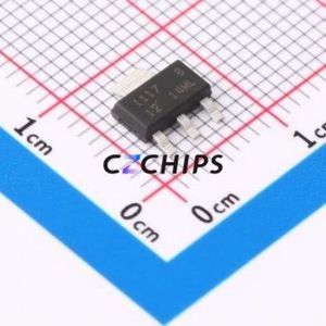 ชิปวงจรรวมระบบ PMIC ตัวควบคุมเชิงเส้น (LDO) LR1117CS12X วงจรรวม SOT-223 - Product Image 1