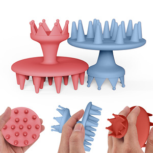 แปรงซิลิโคนแบบมงกุฎสำหรับสระผมและหนังศีรษะ สำหรับทุกเพศ พร้อมดีไซน์สวยงาม ขายส่ง - Product Image 1