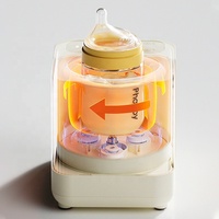 Ménage Usb Portable Chauffe-Biberon Numérique Électrique Modulateur De Lait Sans Eau Secouant Mélangeur Pour L'alimentation En Lait En Poudre