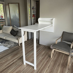 Offre Spéciale design moderne <span class=keywords><strong>bureau</strong></span> pliant <span class=keywords><strong>mural</strong></span> pliant pliable avec pieds de support pour salle à manger cuisine buanderie - Product Image 6