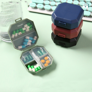 Promotional Medicine case Pocket Storage case Travel Pill Box High Quality Promotion Plastic Pill Bottles case