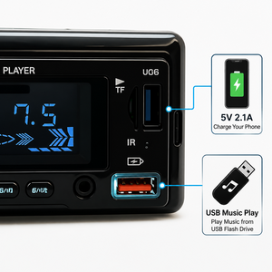 Lecteur MP3 de voiture 1 DIN haute puissance VX920 7388 IC, radio stéréo <span class=keywords><strong>Bluetooth</strong></span>, 4,55 USD, prix d'usine <span class=keywords><strong>pas</strong></span> cher, fabricant en gros - Auto - Product Image 3
