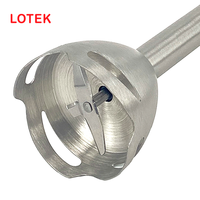 Mixeur plongeant électrique de haute qualité avec commandes à bouton-poussoir, boîtier en plastique, usage domestique, 600W, certifié RoHS