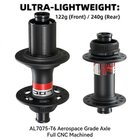 Moyeu de vélo R1 haute performance en alliage Boost + AL7075-T6, 24/28H, frein à disque 6 boulons, moyeu VTT, usine OEM