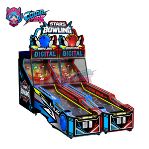 Nouvelle machine de jeu d'arcade de <span class=keywords><strong>bowling</strong></span> vidéo d'intérieur colorée pour 2 joueurs, à monnayeur, avec boules et quilles - Product Image 5