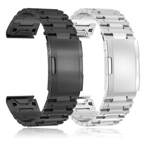 Bracelet en titane QuickFit 26 mm 22 mm pour <span class=keywords><strong>Garmin</strong></span> Forerunner 965 955 Solar 945 <span class=keywords><strong>LTE</strong></span> 935 Bracelet pour <span class=keywords><strong>Garmin</strong></span> Instinct 2X S70 S62 - Product Image 1