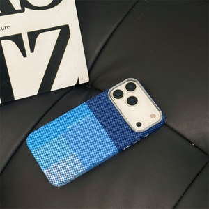 New Color Matching Carbon Fiber Textured <b>Magnetic</b> Case for iPhone 17 14 15 16 Pro Max Metal Lens <b>Frame</b> Shockproof Hard Cover - Product Image 4