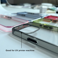Großhandelspreis Klare UV-Druck Handyhülle Anti-Vergilbung Abnehmbarer Kameraring für iPhone 17 16 15 14 Hülle UV-Bedruckbare Handyhülle