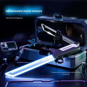 Sabre laser LED à double lame pour enfants, <span class=keywords><strong>épée</strong></span> de combat RGB phosphorescente avec son et lumière, jouet de duel <span class=keywords><strong>Jedi</strong></span> pour cosplay - Product Image 6