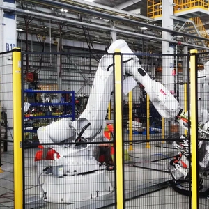 OSHA tuân thủ khu vực làm việc chia kích thước tùy chỉnh hàng rào an toàn hàng rào 1.5m hàng rào khung sắt - Product Image 6