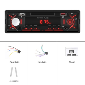 Reproductor MP3 para Auto Podofo, 2 USB, Radio 1Din, USB, BT, AUX-IN, Control Remoto, Soluciones de Cadena de Suministro de Electrónica para Autos - Product Image 6