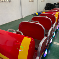 Train sans rails électrique pour enfants, divertissement intérieur et extérieur, pour centres commerciaux et complexes touristiques