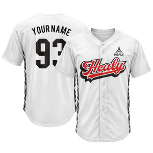Camiseta de Béisbol Personalizada con Estampado por Sublimación, Uniforme Deportivo para Hombre, Estilo Hip Hop - Product Image 1