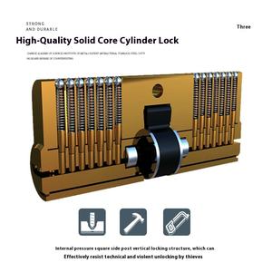 Le <span class=keywords><strong>prix</strong></span> est bon marché laiton poli cuivre <span class=keywords><strong>cadenas</strong></span> simple déverrouillage dortoir tiroir serrure antivol petite serrure 50mm - Product Image 4