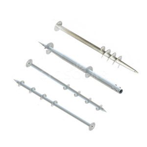 Poteau de fondation solaire hélicoïdal, ancre de terre, vis de fondation - Product Image 6