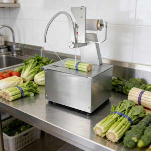 Máquina Flejadora Eléctrica Automática para Empaque <span class=keywords><strong>de</strong></span> Alimentos, Flores, Vegetales, con Cuerda Elástica, Hilo, Tipo Motorizado para Empacar y Atar - Product Image 2