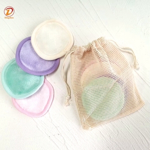 Tampons démaquillants réutilisables en flanelle Tampon <span class=keywords><strong>démaquillant</strong></span> super doux mélange de différentes couleurs <span class=keywords><strong>pour</strong></span> tous les types de <span class=keywords><strong>peau</strong></span> - Product Image 6