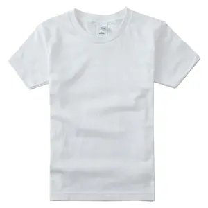 Oem Odm女式超大短袖街装纯白圆领t恤有机棉衬衫定制t恤印花