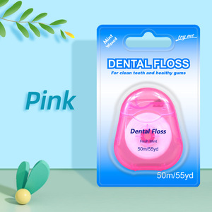 Filo Interdentale Colorato Cerato alla Menta da 50 Metri per la Pulizia dei Denti - Product Image 3