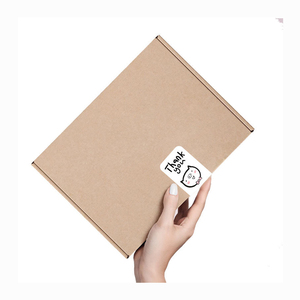 Foglio rettangolare di adesivi personalizzati all'ingrosso di fabbrica per confezioni regalo - Product Image 6