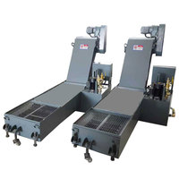 Convoyeur à copeaux métalliques industriel robuste Quanguan, type bande transporteuse, pour accessoire de machine-outil de tour CNC, directement de l'usine