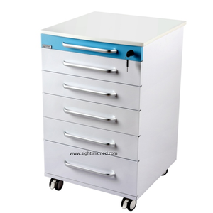 Chariot mobile moderne en acier inoxydable pour infirmière, plan de travail de rangement, <span class=keywords><strong>vente</strong></span> directe usine, armoire latérale pour clinique <span class=keywords><strong>dentaire</strong></span> - Product Image 4