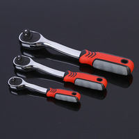 Clé à cliquet manuelle en acier au chrome-vanadium chromé poli, 72 dents, tailles grande, moyenne, petite, fabriquée à Linyi