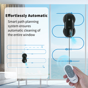 Limpiador de Vidrios Inteligente con Motor sin Escobillas, Navegación, Funciones Ecológicas, Robot Limpiacristales Fmart T9, T9pro Fácil de Usar - Product Image 3