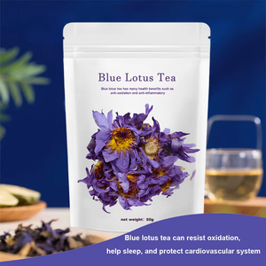 Té de Loto Azul OEM 50g, Capullos de Flor de Loto Azul Secos Naturales, Té Herbal Antioxidante y Antiinflamatorio - Product Image 2