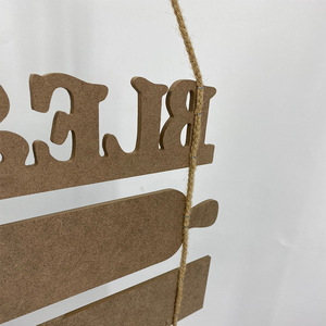 Decorazione da Parete in Legno YUCHONG, Articoli Decorativi per Soggiorno, <span class=keywords><strong>Cucina</strong></span>, Bagno, Stampe Artistiche con Citazioni Ispiratrici - Product Image 5