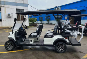 รถกอล์ฟไฟฟ้าราคาประหยัด 6 ที่นั่ง พร้อมแบตเตอรี่ลิเธียม รับน้ำหนักได้ 300 กก. ระยะทาง 54 หลุม ควบคุมด้วยรีโมท - Product Image 6