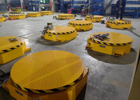 Plateau tournant électrique pour palettes de 4 pieds de diamètre, machine d'emballage, capacité de charge de 2000 kg, pour l'alimentation, les boissons, les vêtements, à moteur