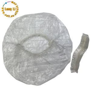Gran oferta, gorro <span class=keywords><strong>de</strong></span> ducha <span class=keywords><strong>de</strong></span> plástico transparente desechable largo, gorros <span class=keywords><strong>de</strong></span> <span class=keywords><strong>baño</strong></span> personalizados impermeables para adultos y mujeres, soporte <span class=keywords><strong>de</strong></span> Hotel - Product Image 3